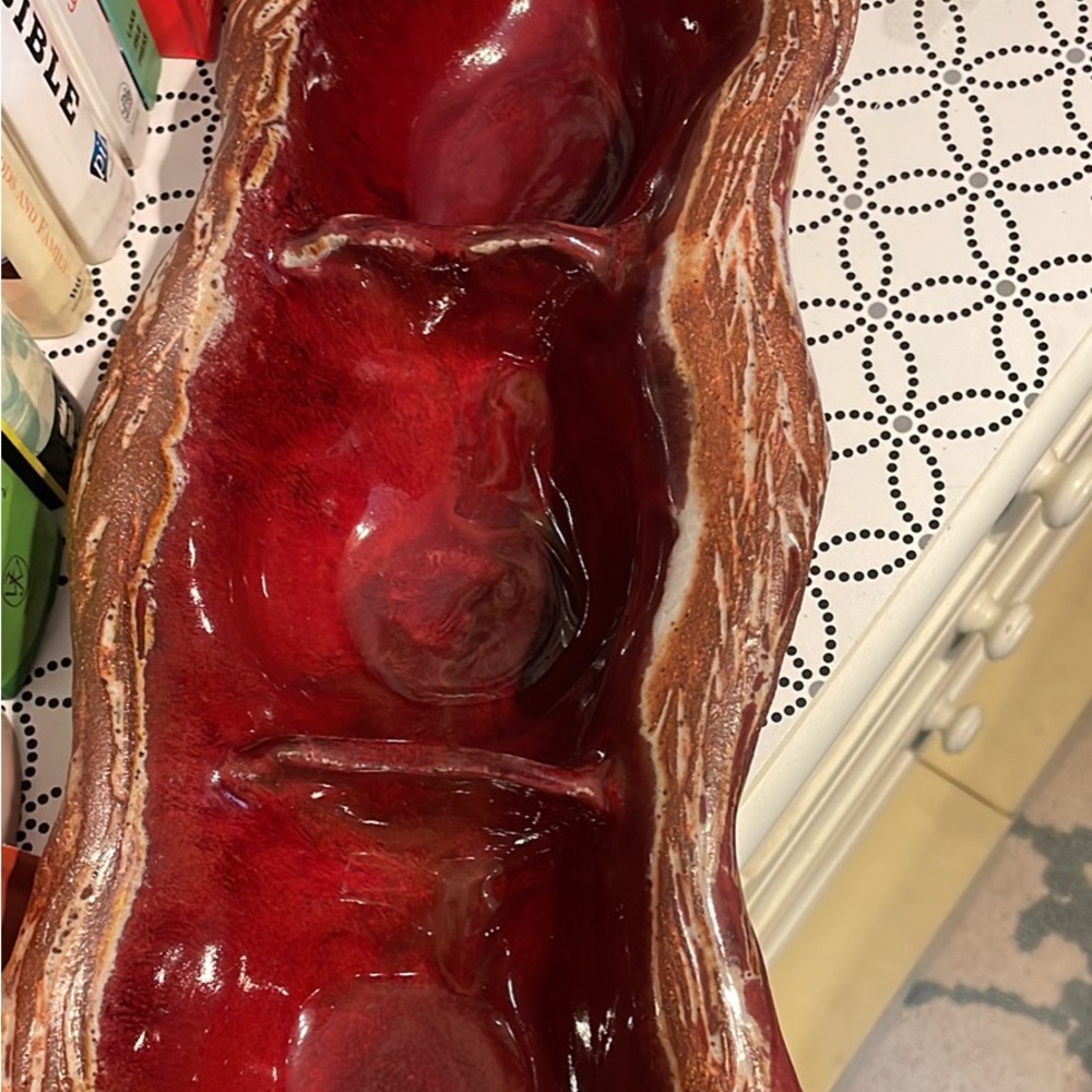 Pottery serving tray